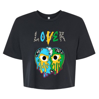 Chunky Dunky Dunks Loser Lover Heart Crying Chunky Dunky Bella+Canvas Jersey Crop Tee