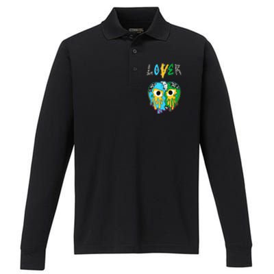 Chunky Dunky Dunks Loser Lover Heart Crying Chunky Dunky Performance Long Sleeve Polo