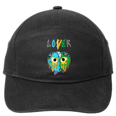 Chunky Dunky Dunks Loser Lover Heart Crying Chunky Dunky 7-Panel Snapback Hat
