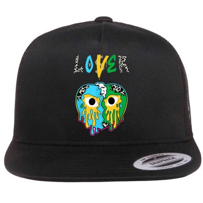 Chunky Dunky Dunks Loser Lover Heart Crying Chunky Dunky Flatbill Hat