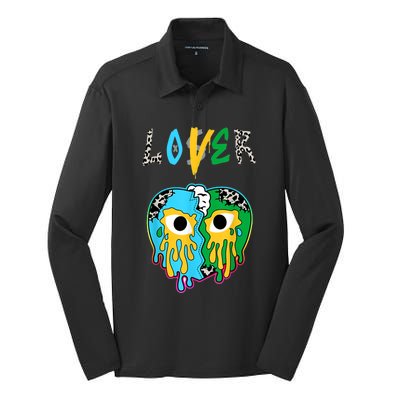 Chunky Dunky Dunks Loser Lover Heart Crying Chunky Dunky Silk Touch Performance Long Sleeve Polo