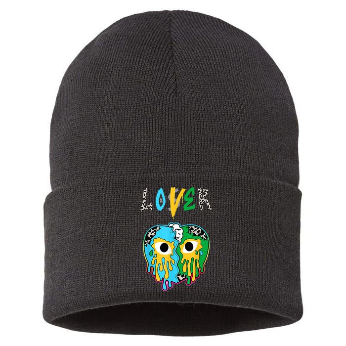 Chunky Dunky Dunks Loser Lover Heart Crying Chunky Dunky Sustainable Knit Beanie