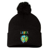 Chunky Dunky Dunks Loser Lover Heart Crying Chunky Dunky Pom Pom 12in Knit Beanie