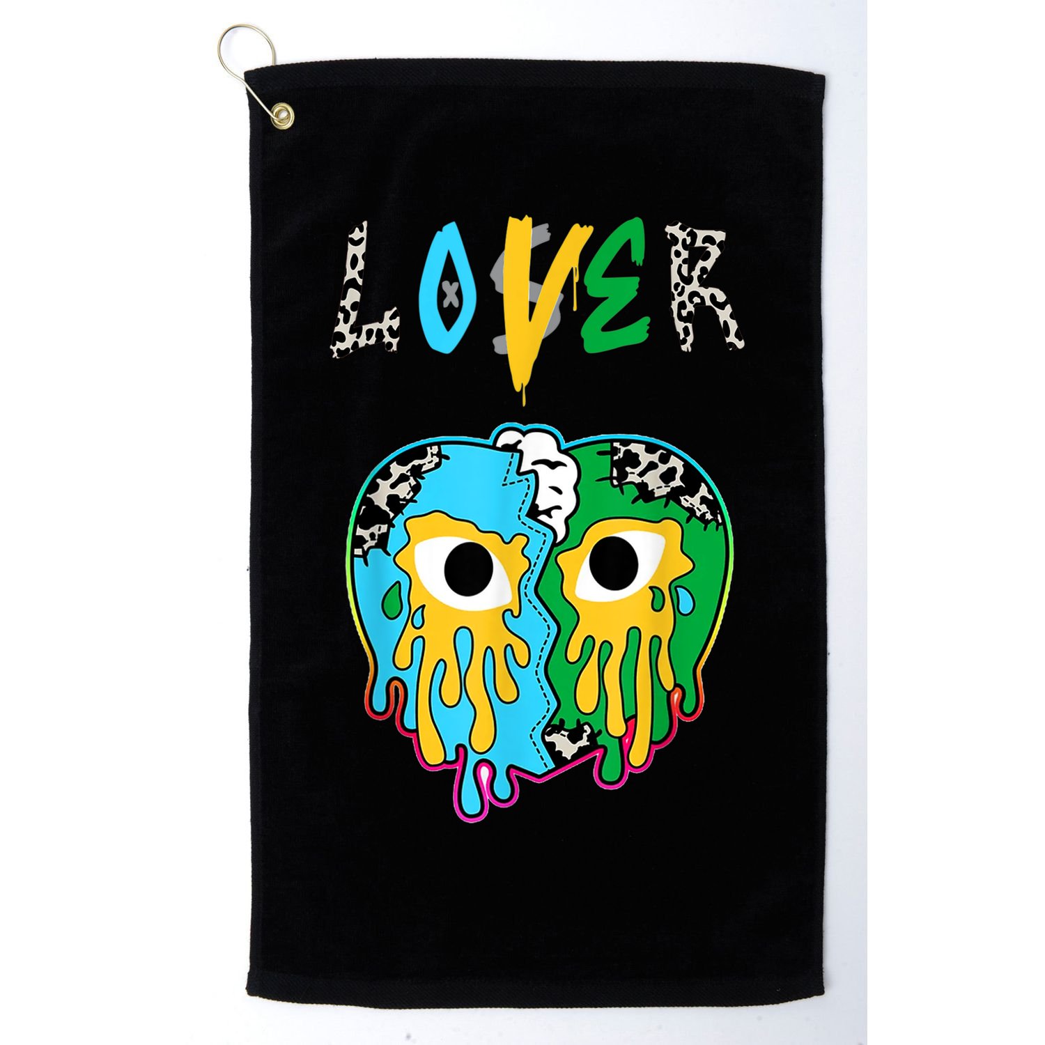 Chunky Dunky Dunks Loser Lover Heart Crying Chunky Dunky Golf Towel