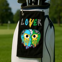 Chunky Dunky Dunks Loser Lover Heart Crying Chunky Dunky Golf Towel