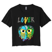 Chunky Dunky Dunks Loser Lover Heart Crying Chunky Dunky Crop Top
