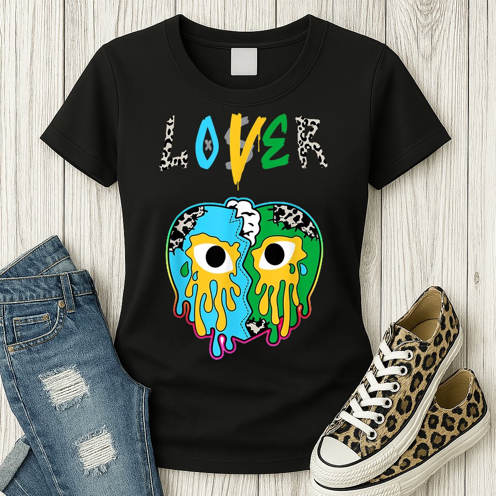 Chunky Dunky Dunks Loser Lover Heart Crying Chunky Dunky Womens T-Shirt