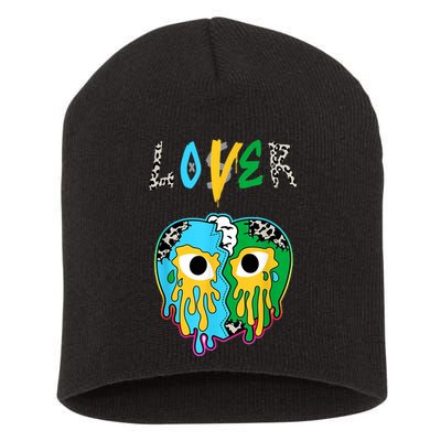 Chunky Dunky Dunks Loser Lover Heart Crying Chunky Dunky Short Acrylic Beanie