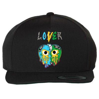 Chunky Dunky Dunks Loser Lover Heart Crying Chunky Dunky Wool Snapback Cap