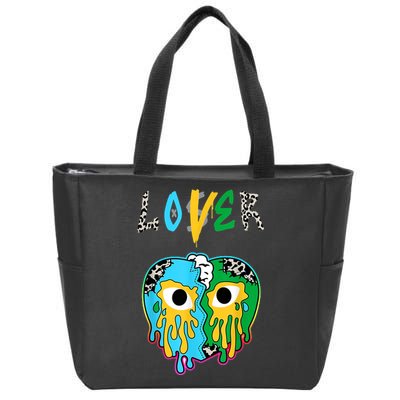 Chunky Dunky Dunks Loser Lover Heart Crying Chunky Dunky Zip Tote Bag