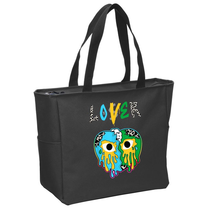 Chunky Dunky Dunks Loser Lover Heart Crying Chunky Dunky Zip Tote Bag