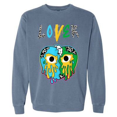 Chunky Dunky Dunks Loser Lover Heart Crying Chunky Dunky Garment-Dyed Sweatshirt