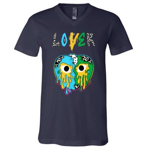 Chunky Dunky Dunks Loser Lover Heart Crying Chunky Dunky V-Neck T-Shirt