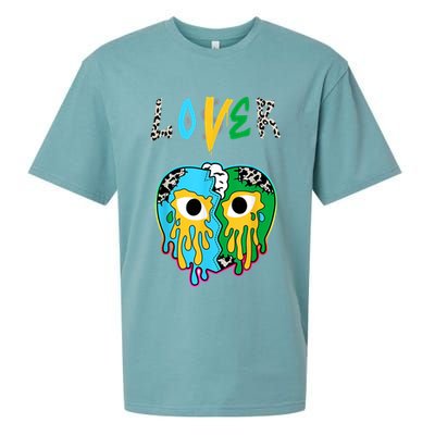 Chunky Dunky Dunks Loser Lover Heart Crying Chunky Dunky Sueded Cloud Jersey T-Shirt