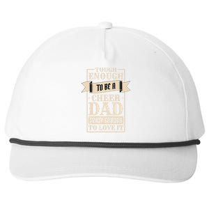 Cheer Dad Design for Cheerleading and Cheerleader Father Snapback Five-Panel Rope Hat