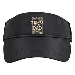 Cheer Dad Design for Cheerleading and Cheerleader Father Adult Drive Performance Visor