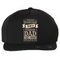 Cheer Dad Design for Cheerleading and Cheerleader Father Wool Snapback Cap