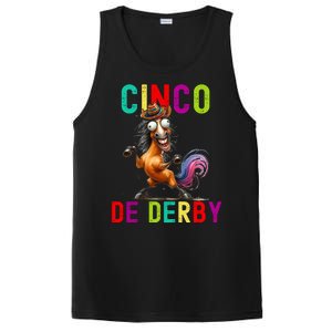 Cinco De Derby Derby In Front Fiesta In Back PosiCharge Competitor Tank