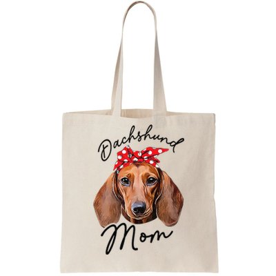 Cute Dachshund Doxie Wiener Dog Mom Tote Bag