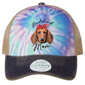 Cute Dachshund Doxie Wiener Dog Mom Legacy Tie Dye Trucker Hat