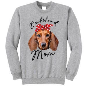 Cute Dachshund Doxie Wiener Dog Mom Tall Sweatshirt