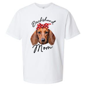 Cute Dachshund Doxie Wiener Dog Mom Sueded Cloud Jersey T-Shirt