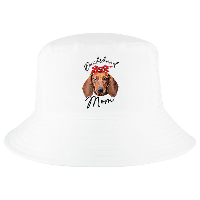 Cute Dachshund Doxie Wiener Dog Mom Cool Comfort Performance Bucket Hat