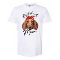 Cute Dachshund Doxie Wiener Dog Mom Softstyle CVC T-Shirt