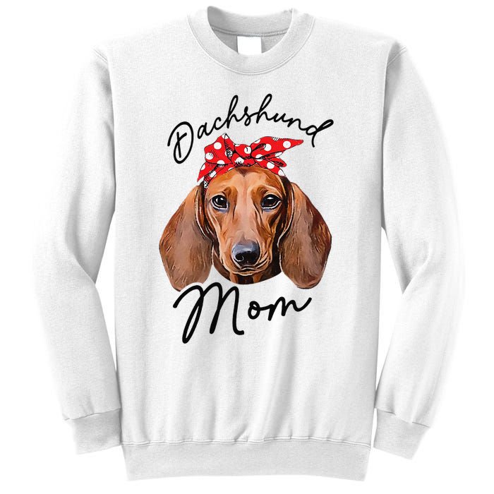 Cute Dachshund Doxie Wiener Dog Mom Sweatshirt