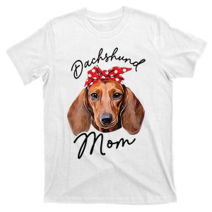 Cute Dachshund Doxie Wiener Dog Mom T-Shirt