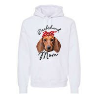 Cute Dachshund Doxie Wiener Dog Mom Premium Hoodie