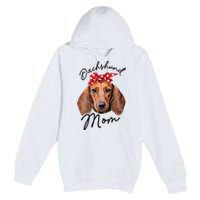 Cute Dachshund Doxie Wiener Dog Mom Premium Pullover Hoodie