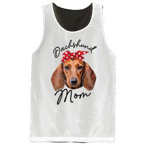 Cute Dachshund Doxie Wiener Dog Mom Mesh Reversible Basketball Jersey Tank