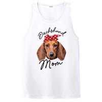 Cute Dachshund Doxie Wiener Dog Mom PosiCharge Competitor Tank