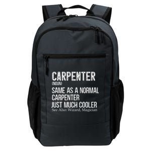 Carpenter Definition Design For Woodworker Carpenter Gift Daily Commute Backpack