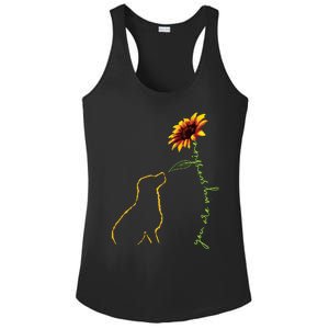 Cute Dog Dog Lover My Sunshine Labrador Retriever Ladies PosiCharge Competitor Racerback Tank