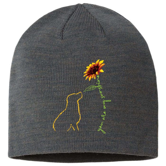 Cute Dog Dog Lover My Sunshine Labrador Retriever Sustainable Beanie