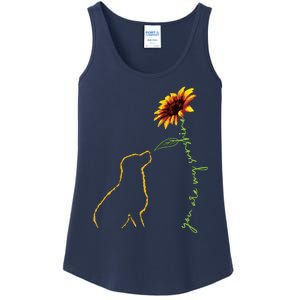 Cute Dog Dog Lover My Sunshine Labrador Retriever Ladies Essential Tank