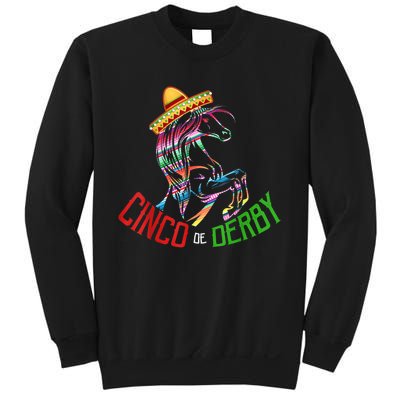 Cinco De Derby Mayo Sombrero Horse Race Kentucky Party Sweatshirt