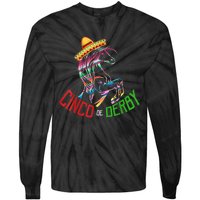 Cinco De Derby Mayo Sombrero Horse Race Kentucky Party Tie-Dye Long Sleeve Shirt