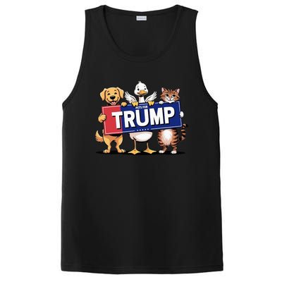 Cat Duck Dog Pets For Trump PosiCharge Competitor Tank