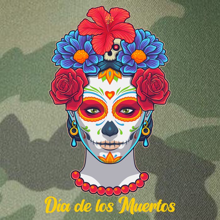 Celebrating Dia De Los Muertos Day Of The Day Legacy Tie Dye Trucker Hat