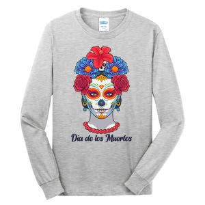 Celebrating Dia De Los Muertos Day Of The Day Tall Long Sleeve T-Shirt