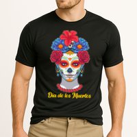 Celebrating Dia De Los Muertos Day Of The Day Cooling Performance Crew T-Shirt