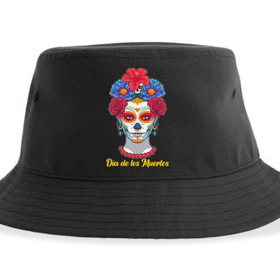 Celebrating Dia De Los Muertos Day Of The Day Sustainable Bucket Hat