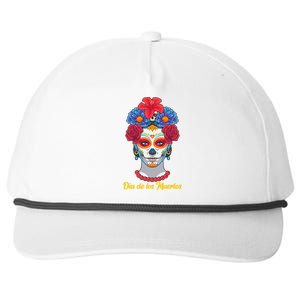 Celebrating Dia De Los Muertos Day Of The Day Snapback Five-Panel Rope Hat