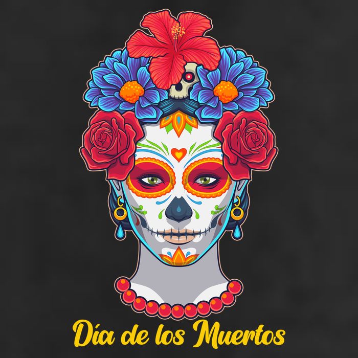 Celebrating Dia De Los Muertos Day Of The Day Hat