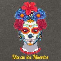 Celebrating Dia De Los Muertos Day Of The Day Cotton Canvas Backpack