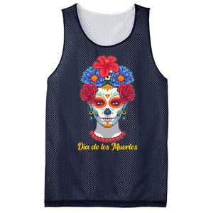 Celebrating Dia De Los Muertos Day Of The Day Mesh Reversible Basketball Jersey Tank