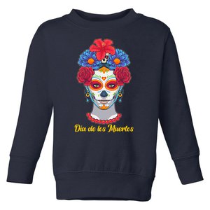 Celebrating Dia De Los Muertos Day Of The Day Toddler Sweatshirt